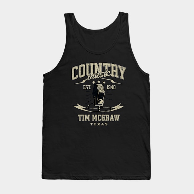 country music microphone singer  v13 Tank Top by fajarbaru